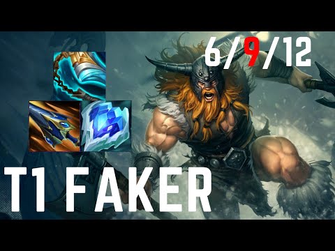 T1 Faker Olaf vs Camille [TOP] Patch 14.3 Korea Master