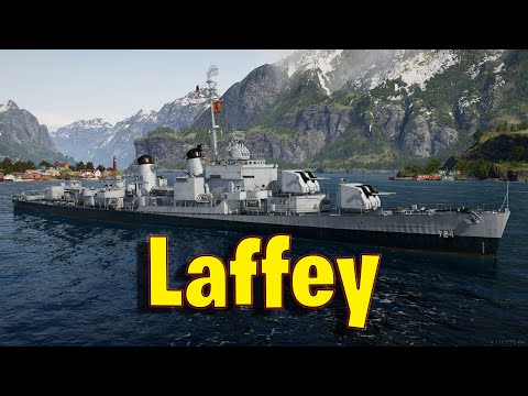 Meet The Laffey! Tier 8 American Destroyer in World of Warships Legends!