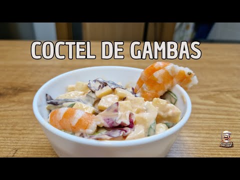 El mejor Coctel de gambas con salsa rosa que probaras