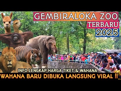 NEWEST GEMBIRALOKA ZOO..NEW RIDES OPENED & NEW FACILITIES || NEWEST JOGJA TOURISM NEAR MALIOBORO