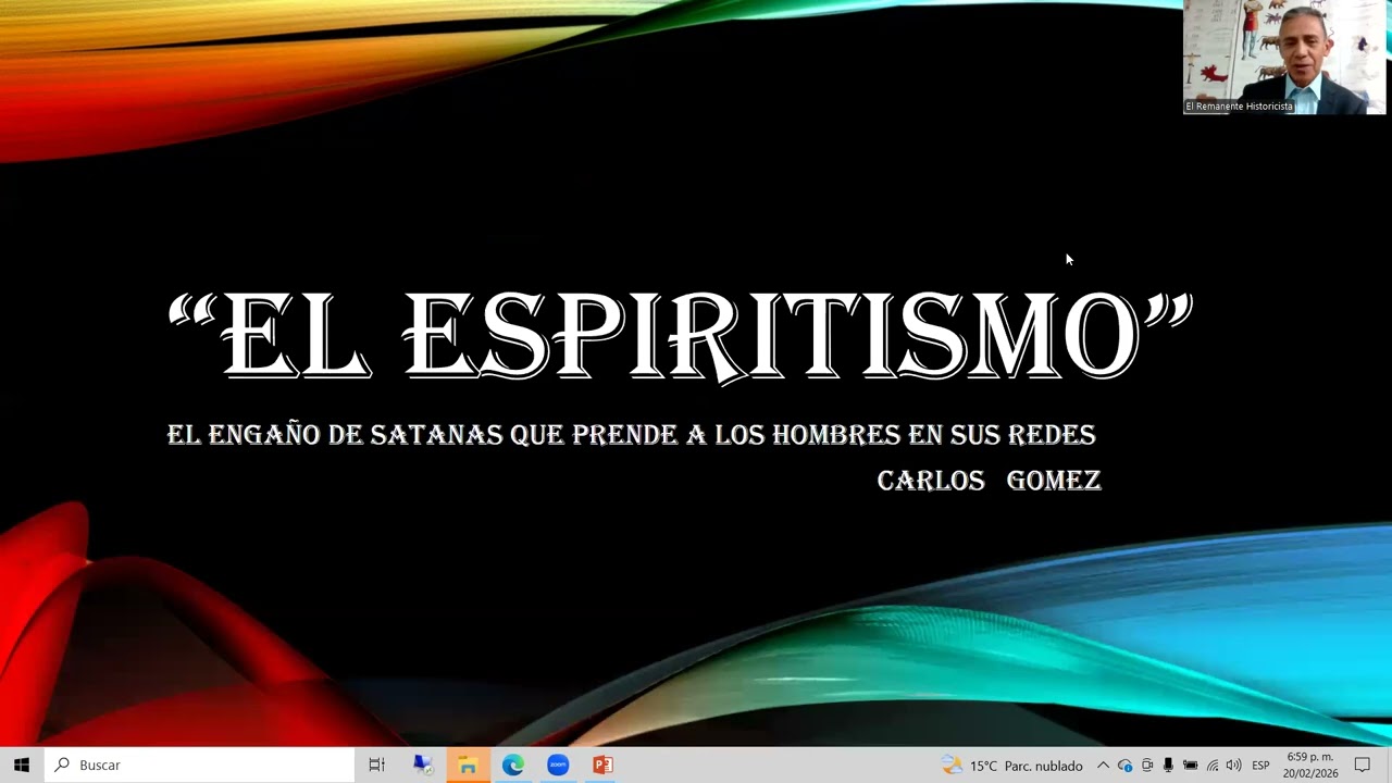 "LA TENEBROSA ACCION DE LOS DEMONIOS A TRAVÉS DEL ESPIRITISMO". Carlos Gómez.