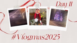 🎄✨ VLOGMAS2025 Day 11 | Cozy Drive to Work With Magical Christmas Lights Everywhere!