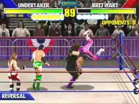 WWF Wrestlemania arcade gameplay and ending