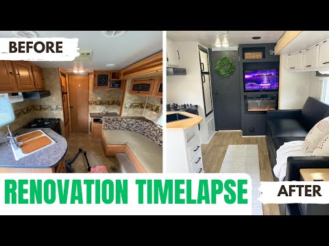 RV Renovation Timelapse from Beginning to End