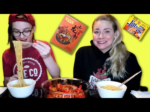 Crawfish & Ramen Mukbang