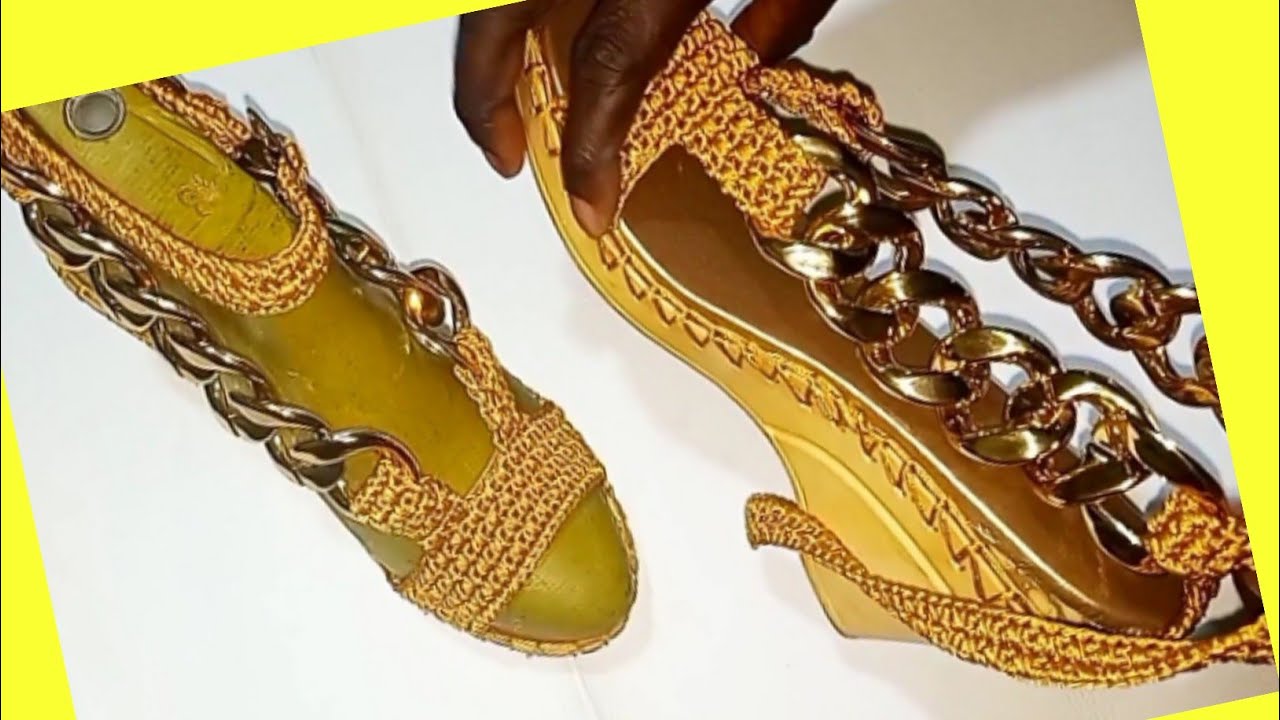 How to crochet sandals/step by step tutorial/ beginners friendly@comfort datit