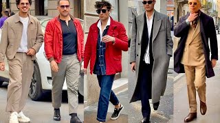 March 2025 🇮🇹Italian Men Street Style & Men’s Shopping in Milan 🇮🇹Spri