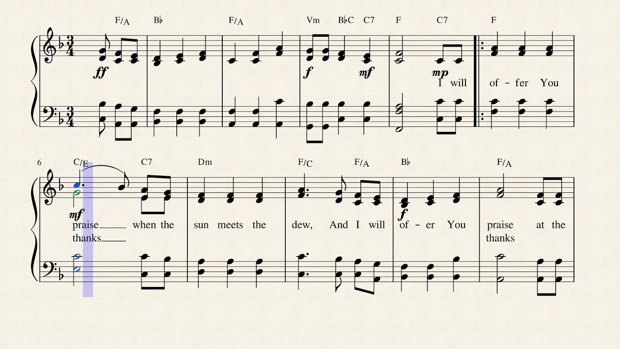 I Will Offer You Praise