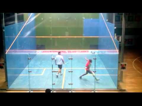 Squash: Tunde Ajagbe, NGR vs  Egyptian SF