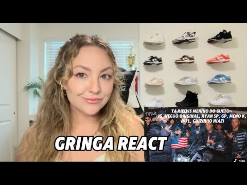 GRINGA REACT 🇺🇸:Tá RICO OS MENINO DO GUETO-Ig, Negão Original,Ryan SP,GP,Meno K,Du L, Guizinho Niazi