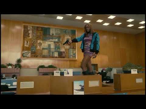 One battle after another, bank scene with junglepussy