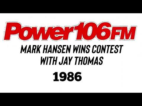 Mark Hansen Wins Contest with Jay Thomas on Power 106