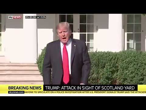 I'll call her right now': Trump vows to phone May about the Parsons Green terror attack