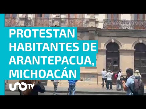 Morelia: Comuneros de Arantepacua queman vehículos y causan destrozos - UnoTV