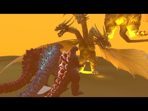 ALL Godzilla vs King Ghidorah in Garry's Mod (ARBS)