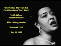 "I’m Painting The Town Red" Teddy Wilson & His Orchestra with Billie Holiday (1935) hot jazz LYRICS