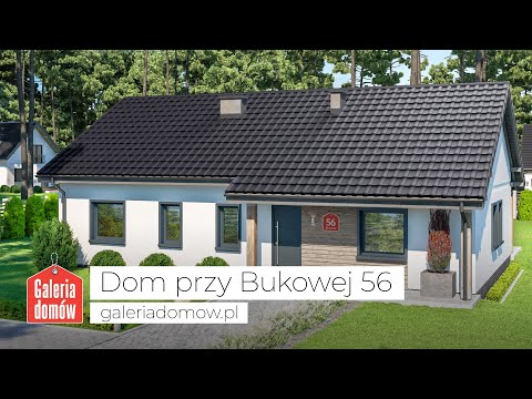 Projekt domu przy Bukowej 56 - GaleriaDomow.pl