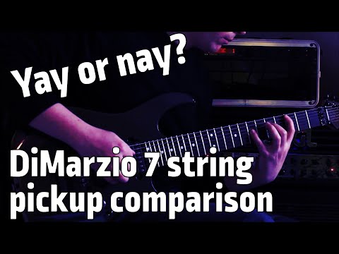 DiMarzio 7-string Bridge Pickup Shootout | Ibanez RG 1527 Prestige | ENGL Invader 100