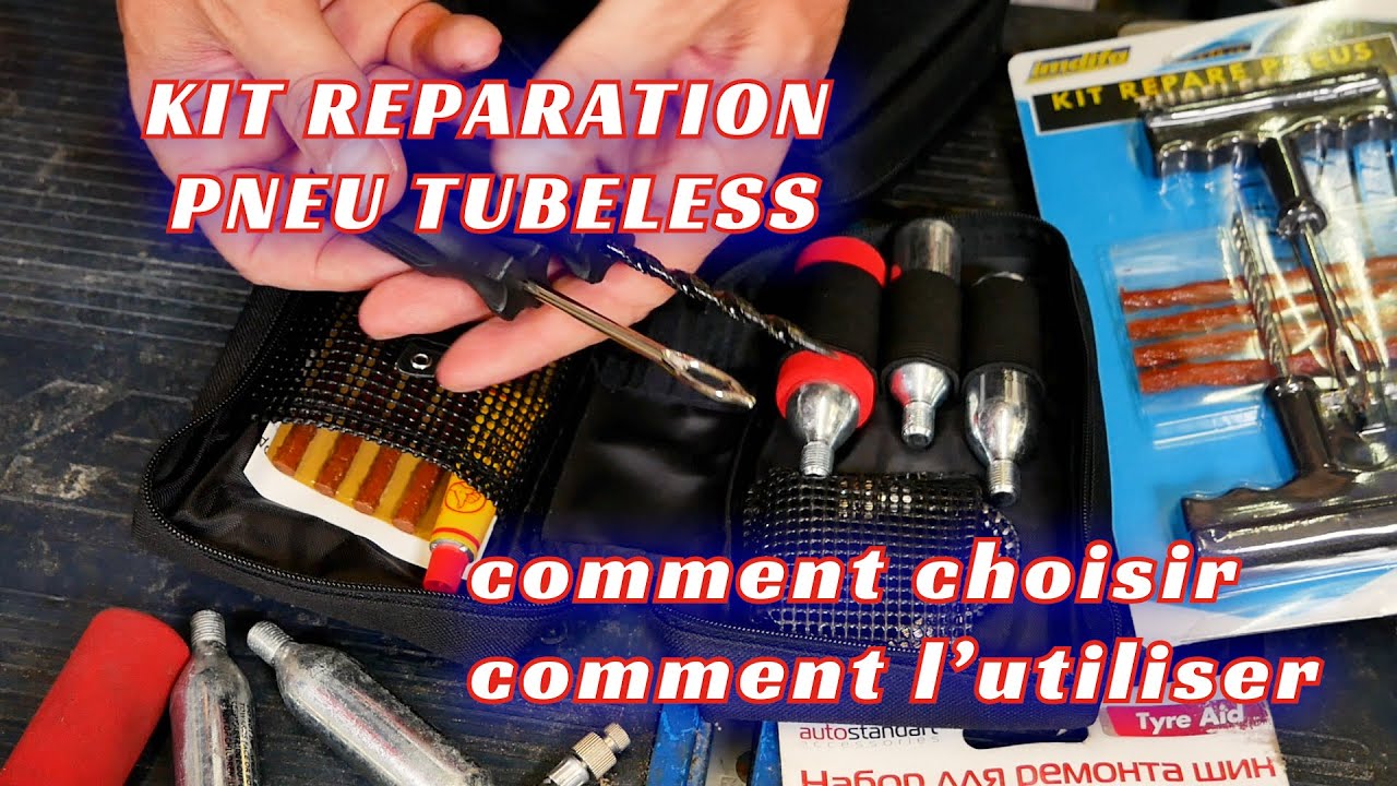 Kit de réparation pneu tubeless : tout ce qu'il faut savoir pour le choisir et l'utiliser !