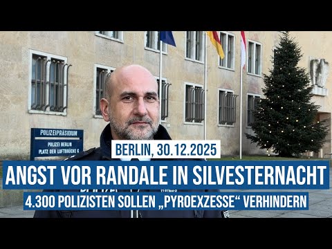 New Year's Eve in Berlin is so dangerous: Fear of riots: 4,300 police officers deployed against p...