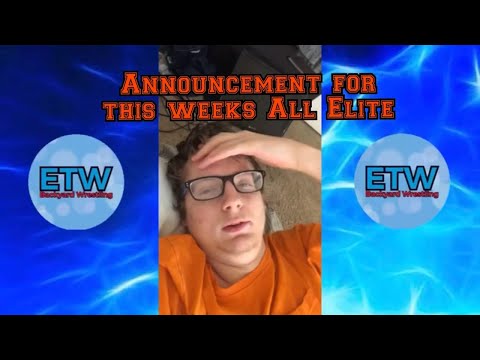 ETW Backyard Wrestling: Gunshot makes a call about All Elite this week!