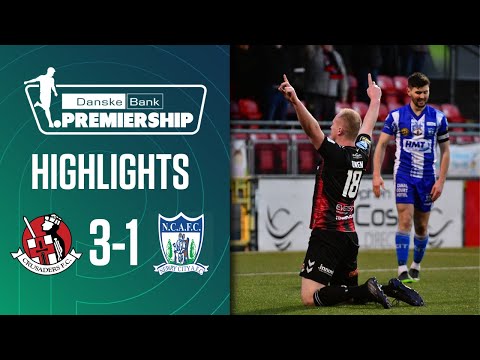 Forsythe GOAL of the season contender for Crues | Crusaders 3-1 Newry City | Irish League Highlights