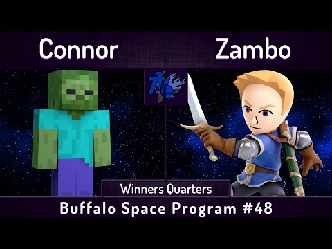 BSSP # 48 | Connor (Steve) vs Zambo (Mii Swordfighter) | Winners Quarters | SSBU Ultimate Tournament