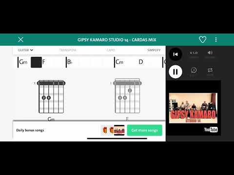 GIPSY KAMARO STUDIO 14 - CARDAS MIX cover akordy