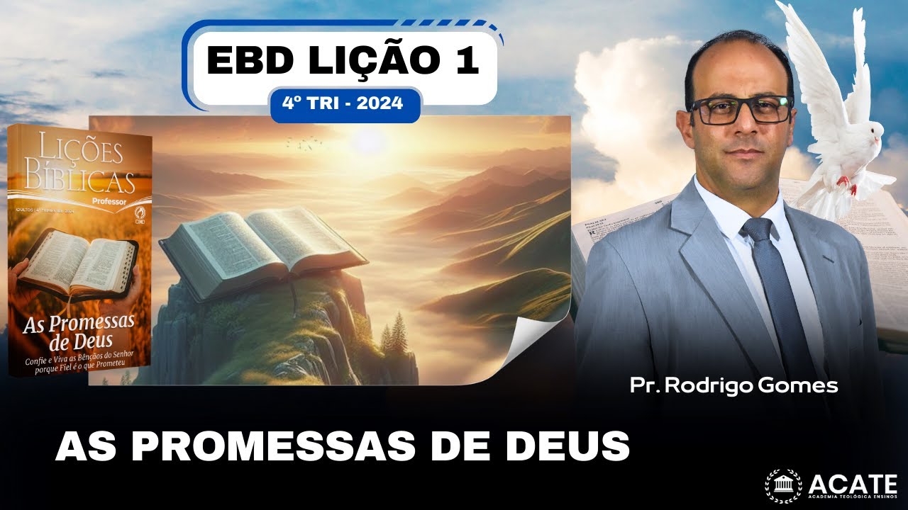 EBD Lição 1 (Adultos) - As promessas de Deus - 4º Tri 2024