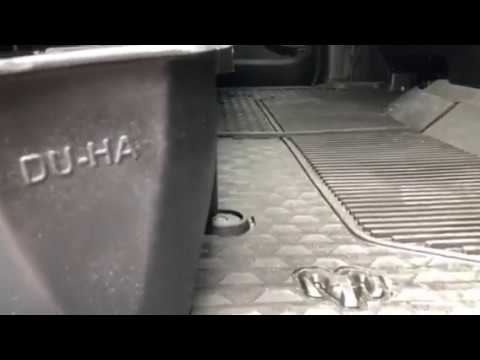 DU-HA Under Seat Storage in 2020 RAM 1500 Crew Cab w/ Weather Mats