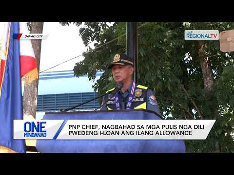 Command visit ni PNP Chief Gen. Nartatez Jr. sa PRO-11, gipahigayon | One Mindanao