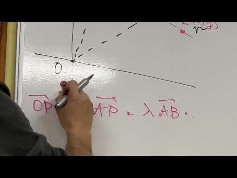 Vídeo: Recta. Ecuación vectorial