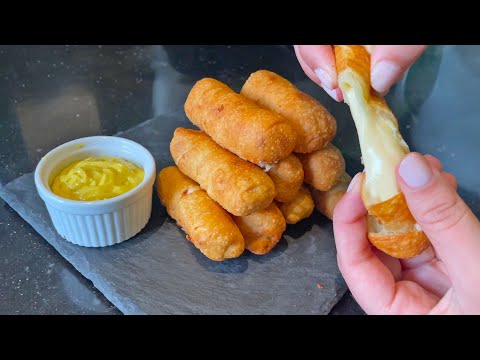 Como Hacer TEQUEÑOS VENEZOLANOS una receta muy fácil y rápida