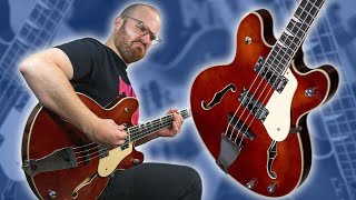 Video thumbnail for A Semi-Hollow Bass For Under $300??? - Harley Benton HB-60 WB [Demo] by Patrick Hunter