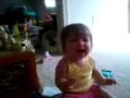 Baby Adeline Laughs At Rolling Ball