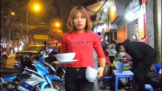 Walking Through the Streets of Hanoi, Vietnam at Night
