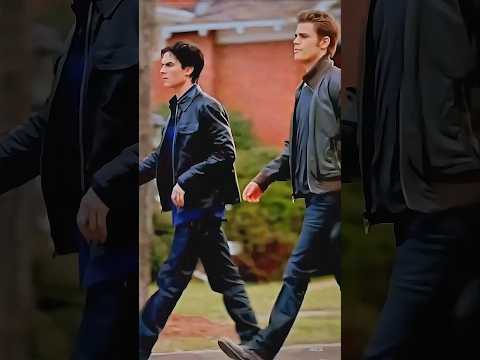 Stefan and Damon iconic walk 🥵| TOUCH IT (velocity edit)
