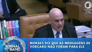 Moraes diz que mensagens de Vorcaro não foram para ele