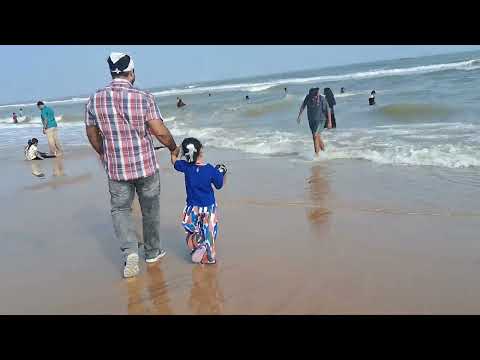 Siddhu with father #beach #videoshort #cutebaby #trending #trendingshorts 