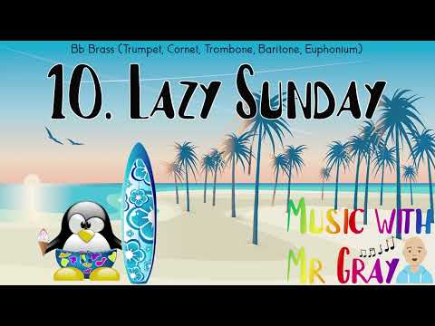 Trumpet play along - 10. Lazy Sunday
