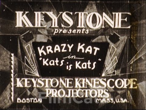 (DO NOT REUPLOAD) Krazy Kat: "KATS IS KATS" (1920) 25ft 16mm Film Scan