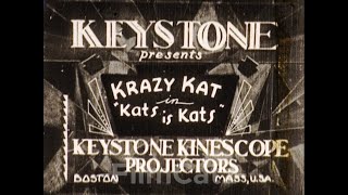 (DO NOT REUPLOAD) Krazy Kat: "KATS IS KATS" (1920) 25ft 16mm Film Scan