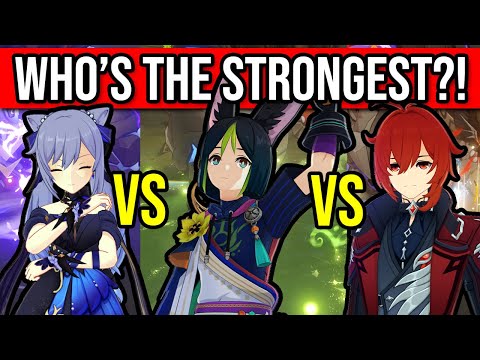 DPS Showdown! Who's the STRONGEST Standard Banner Character? Tighnari vs Diluc vs Keqing