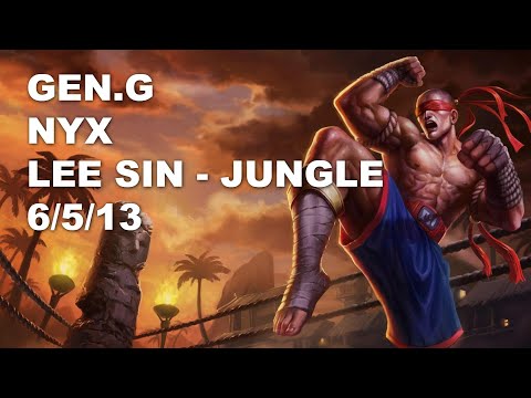 Gen.G Nyx Jungle Lee Sin vs Graves - KR Master Patch 10.8
