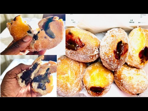 Chocolate Filled Donuts! [No Oven]