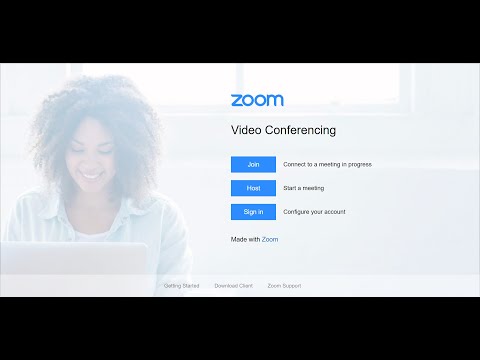 How to Get Started with Zoom Web Conferencing Solution (Version 1)