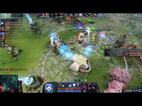 Funny | Ana IO farm at enemy fountain and make them abandoned