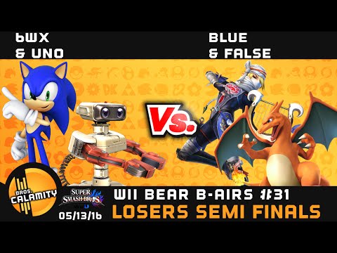 WBB #31 | Circa 6WX & Uno vs LoF Blue & LoF False - Losers Semi Finals - Sm4sh Doubles