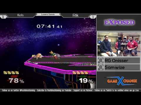 eXposed Melee Singles - Top 32: Kels (Fox) vs Rik (Fox) LS