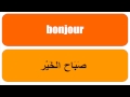 Imagier français - arabe (salutations)